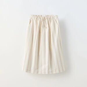 Zara girls midi stripe skirt